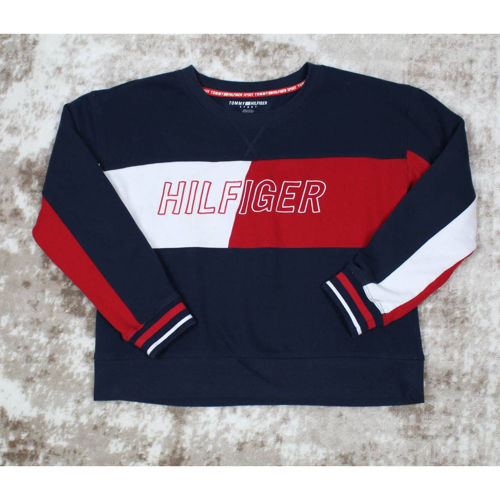 Tommy Hilfiger Color Block Crewneck Sweatshirt